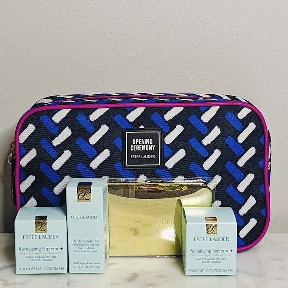 Opening Ceremony + Estee Lauder Premium Skin Care & Cosmetic Bag | 5 Pieces - Picture 2 of 7